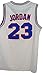 WELETION Black Friday 23# Space Moive Jersey Mens Basketball Jersey White Large