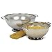chéri d'amour Colander, Top Rated Micro-Perforated, Stainless Steel, Heavy Duty Handles and Stable Base
