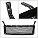 DNA MOTORING GRF-043-BK Mesh Design Front Bumper Grille Guard Compatible with 04-05 Ford Ranger, Black