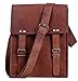 Komal's Passion Leather 11 Inch Handmade Standing Leather Messenger Satchel Bag
