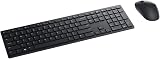 Dell KM5221W Pro Wireless Keyboard and Mouse UK 2.4GHz 128-bit AES 4000 dpi