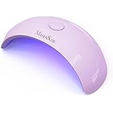 MelodySusie Pocket-Sized LED UV Nail Lamp with Ultra-Lightweight Design, P-ART04 UV Light Cures All Soft Gels at Home, Especi