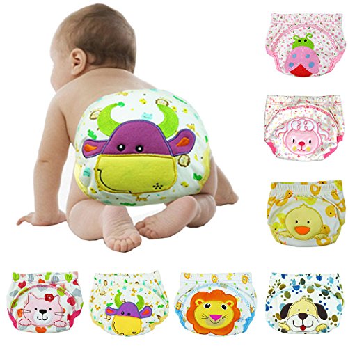 Underwear Diaper Cover Training Pants Infant Kid Toilet Pee Potty Baby Boy Girl Reusable-Random S