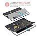 MoKo Case for iPad 2 / 3 / 4 - Ultra Slim Lightweight Smart-shell Stand Cover with Translucent Frosted Back Protector for iPad 2/The NEW iPad 3 (3rd Gen)/iPad 4, City Night View (with Auto Wake/Sleep)