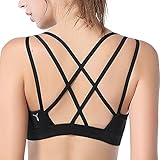 AIYIHAN Women Strappy Sports Yoga Bra High Impact Workout Running Bra