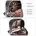 BOSTANTEN Leather Laptop Backpack Shoulder School Camping Travel Casual Bag Daypack for Men Black