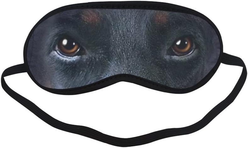 ATEM180 Doberman Dog Eyes Sleeping Mask Blindfold Soft Padded Eye Sleep Masks Travel Relax