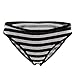 Nightaste Women Cotton French Cut Briefs Pack of 5 Assorted Ladies Bikini Underwear Panties with Color Stripes (Large, Assorted)
