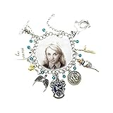 Harry Potter Ravenclaw Silver Tone Cartoon Comic Logo Charm Bracelet w/Gift Box by Superheroes