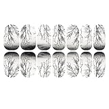 YESURPRISE 1pack 3D Beautiful Landscape Nail Art Tips Pack Decal Wrap Tattoo Transfer Stickers Decoration #11