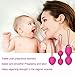 Kegel Exercise Weights - Kegel Balls with Remote Control & Bonus Ebook | Ben Wa Balls | Women Beginners & Advanced | Doctor Recommended | Bladder Control | Pelvic Floor (Pink) (4pcs Set)