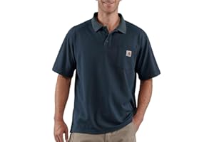 Carhartt Men’s Loose Fit Midweight Short-Sleeve Pocket Polo