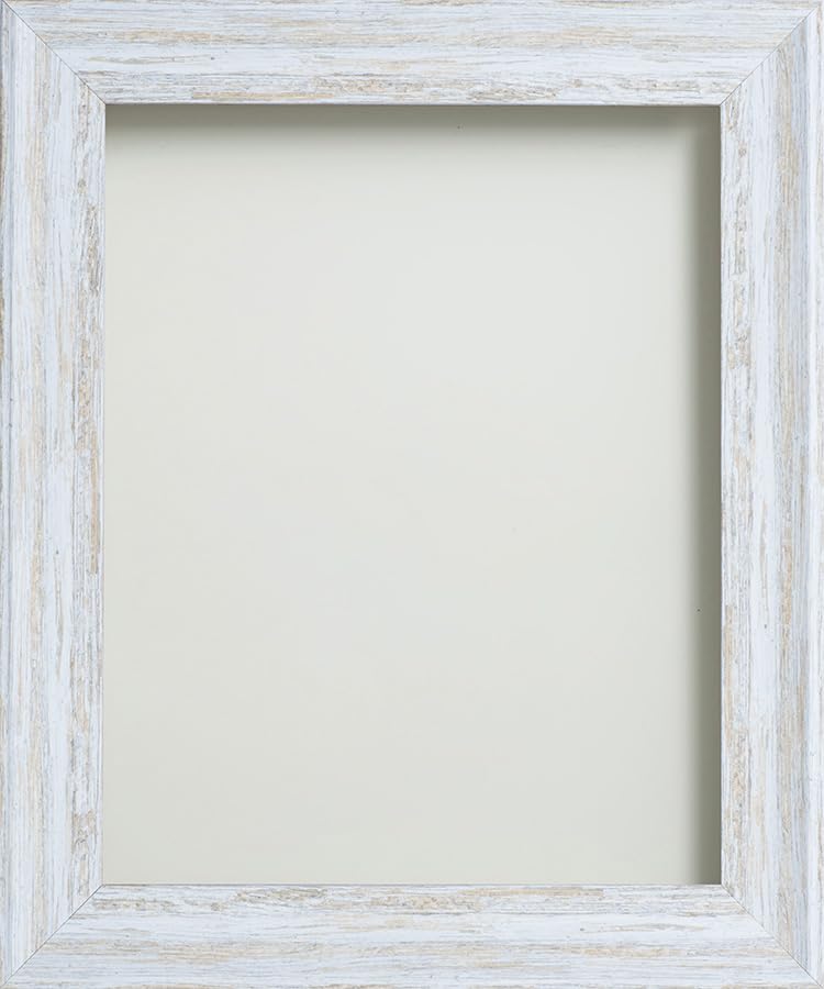 Frame Company Lynton Rustic White, 12x12 inch, fitted with perspex — image 1