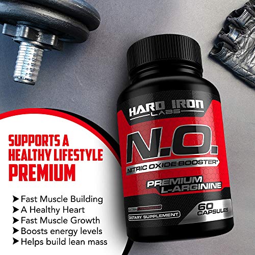 N.O. Nitric Oxide Booster with LArginine, LCitrulline, Beta Alanine