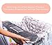 2-in-1 Baby Shopping Cart Cover and High Chair Protector - Germ-Protecting Seat Covers for Grocery Carts, Restaurant High-Chairs - Universal, Soft, Safe - Travel Gear for Babies, Infants