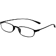 Calabria 718 Flexie Oval Reading Glasses Men/Women Bendable Single Power Readers Flexible Lightweight Durable TR 90 Frame