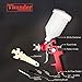 Thunder Hardware High Volume Low Pressure Gravity Feed Spray Gun, 20 oz