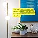 Brightech Sphere 3 LED Floor Lamp– Contemporary Modern Frosted Glass Globe Lamp with Three Lights- Tall Pole Standing Uplight Lamp for Living Room, Den, Office, Bedroom- Bulbs Included- Antique Brass