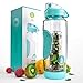 Infusion Pro 32 oz. Fruit Water Bottle Infuser with Insulated Sleeve & Infusion eBook :: Bottom Loading, Large Cage for More Flavor & Pulp Strainer :: Delicious, Healthy Way to Up Your Water Intake primary