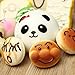 LEMO 20pcs Kawaii Soft Foods Panda Bun Toasts Multi Donuts Cell Gift Phone Chain TO337