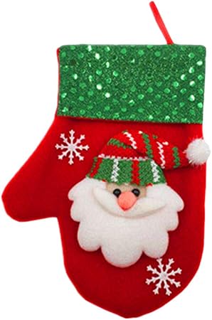 Ristorante Sacchetto Menu Di Natale.Bestoyard Portaposate Natalizie A Forma Di Guanti Per Decorazioni Albero Di Natale Sacchetto Caramelle Per Bambini Amazon It Casa E Cucina