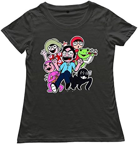 GOOOET Women's Filthy Frank Concert Cotton T Shirt Black S