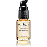 evanhealy Rose Trinity Beauty Elixir | Organic Natural Humectant Rejuvenating & Smoothing Facial Oil | Minimize Fine Lines & Wrinkles