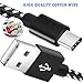 USB Type C Cable, 4 Pack [3FT 6FT 6FT 10FT] Premium Nylon Braided Cable, USB C Cable to High-Speed Syncing and Charging Cable for USB C Smartphones Tablets Laptops and More USB C Devices