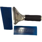 Intersolar Blue Max Squeegees 2 Pieces Blue with 1 Handle Car Home Window Tint Film Tool coomercial Residential Automotive car