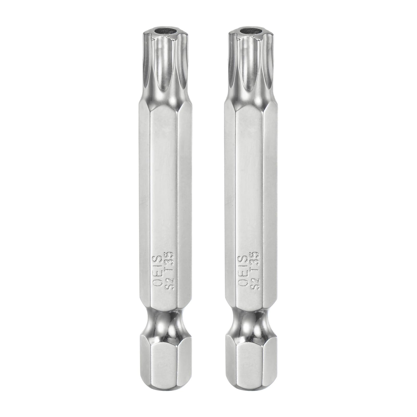 HARFINGTON 2-Pack T25 Torx Bit – 1/4" Hex Shank, 3" Length, Magnetic Security Star Head, S2 Alloy Steel HRC60 – For Electric Screwdrivers, Drills & Manual Drivers