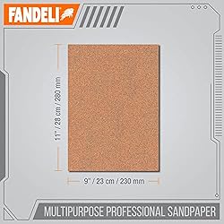 Fandeli | Multi-Purpose Sandpaper | 100 Grit | 25