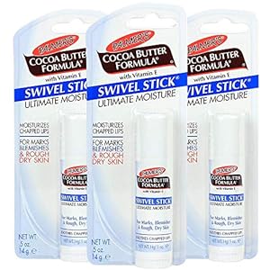 Image of Palmer's Cocoa Butter Formula with Vitamin E Swivel Stick | Ultimate Moisturizing Lip Balm for Dry, Chapped Lips | On-the-spot Help for Marks, Blemishes & Rough, Dry Skin | 0.