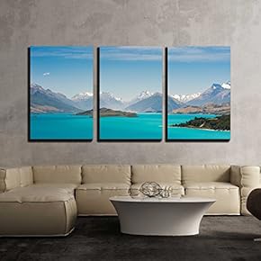Beautiful Wakatiup Lake New Zealand x3 Panels