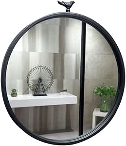 Necesidades para el hogar/espejo redondo negro para montaje en pared de