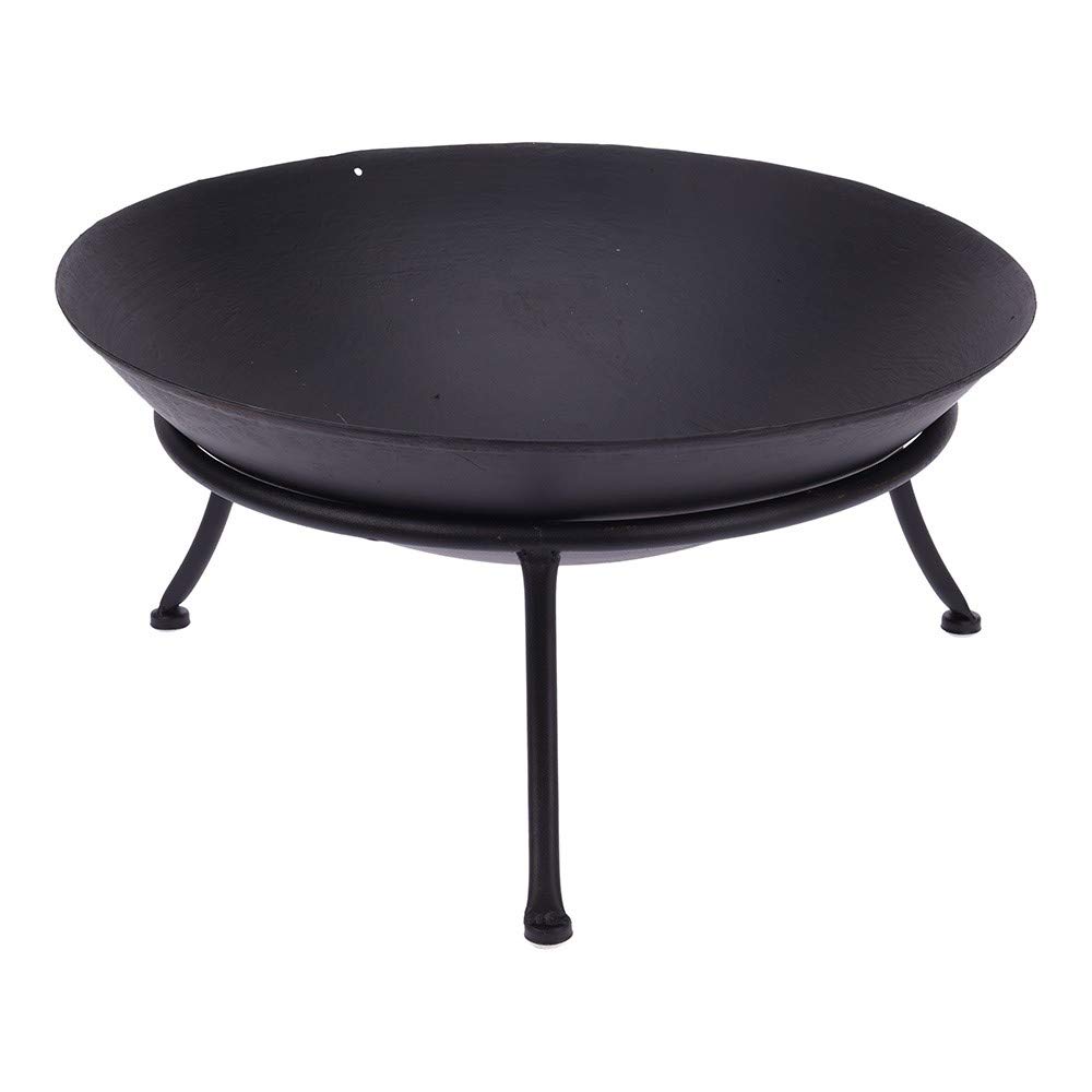 Large Fire Bowl Pit 45 centimetre Garden Patio Outdoor Heating Camping BBQ