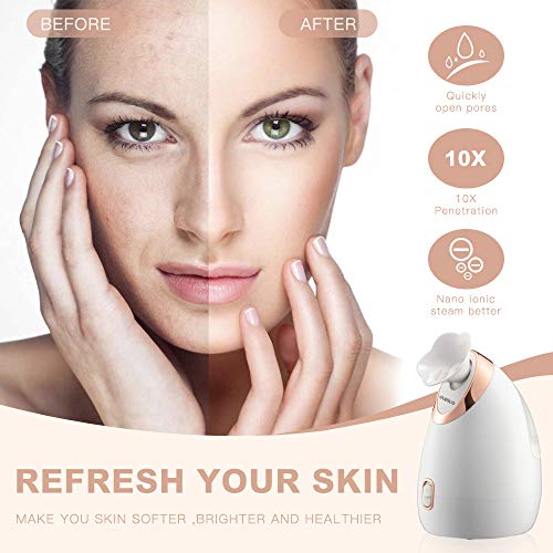 Facial Steamer for Face, Nano Ionic Face Steamer for Facial with