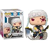 Funko Tengen Uzui with Sword Nunchuck + Pop Protector: Demon Slayer Pop! Animation Vinyl Figure (Gift Set Bundled with ToyBop Brand Box Protector Collector Case) (Tengen Uzui with Headband)