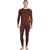 MANCYFIT Thermal Underwear for Men Long Johns Set Fleece Lined Ultra Soft