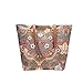 Red Flower and Bird William Morris Strawberry Thief Tapestry Shoulder Tote Handbag, Travel Handbags for Shopper, Daily Purse Tote Bag by Signare (SHOU-STRD)