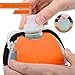 Eyourlife Silicone Water Bottle - Wearable Hands Free Wrist Bottle w/Cover Adjustable Wristband - 7oz Mini Hydration System for Running, Jogging, Cycling, Hiking, Camping, Traveling