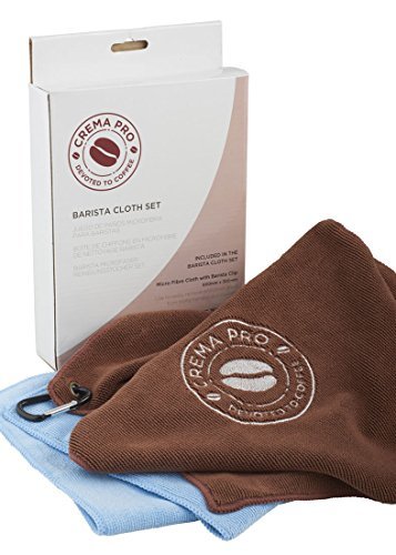CREMA PRO Barista Micro Cloth Set - Make The Perfect Coffee or Espresso - Coffee Accessories - Easy CREMA PRO Barista Micro Cloth Set - Make The Perfect Coffee or Espresso - Coffee Accessories - Easy