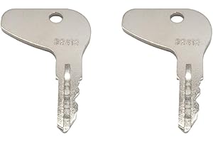 AIPICO 2 Pcs Ignition Switch Key 35260-31852 fits Kubota L M Series H32412 Tractor Key for Mahindra Mitsubishi