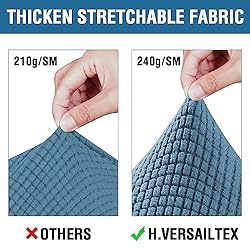 H.VERSAILTEX 3 Piece Stretch Sofa Covers for 2
