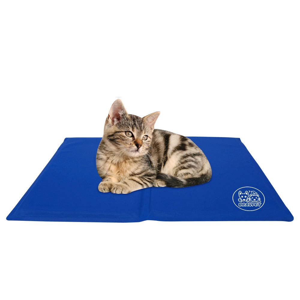 Bravpet Pet Cooling Mat Pet Self cooling pad mat beds mats Comfort for Cats and Dogs (Medium)