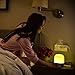 MIU COLOR Night Light, Ultrasonic Aromatherapy Diffuser and Humidifier, Touch Control, Adjustable Brightness and Light Color, Timed and Auto Shut Off Settings, Cute Yellow and Blue Design