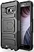 Galaxy S7 Case, E LV Belt Swivel Clip / Kickstand - Dual Layer Armor Holster Defender Full Body Protective Case Cover for Samsung Galaxy S7 - [Black]