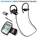 Wireless Headphones Bluetooth Earbuds Sweat and Water-Resistant - IPX7 Waterproof Best Runner Sport Noise Cancelling Headsets with Mic 8hr Battery HD Stereo Sound Earphones for Running Workout - iHard