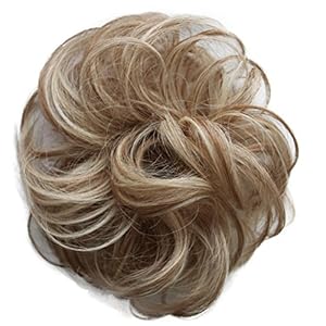 Prettyshop 100 Human Hair Scrunchy Scrunchie Bun Up Do Hair Piece