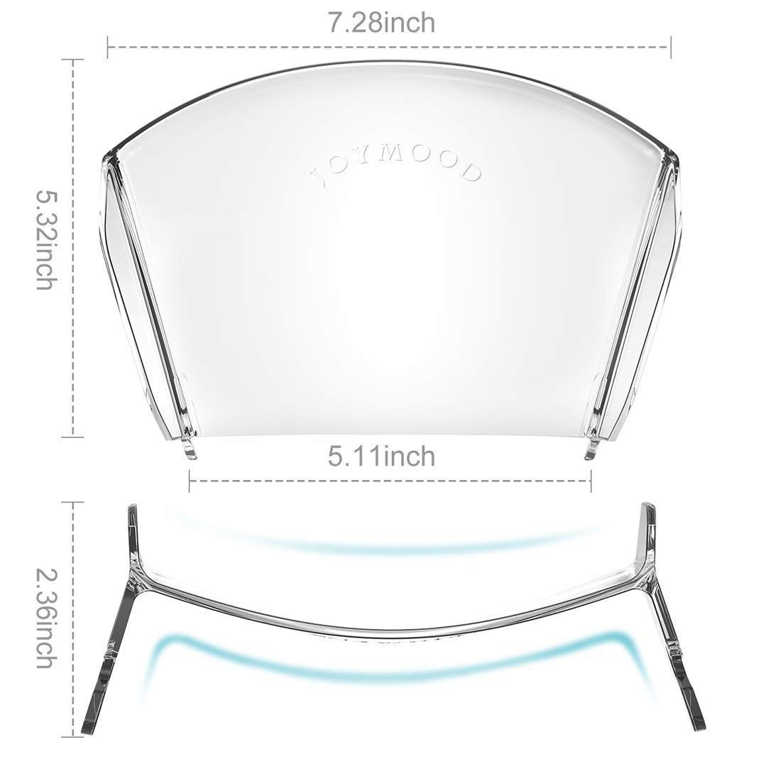 Pouring Shield for KitchenAid Stand Mixer Bowls, Universal Pouring Chute for Adding Dry & Liquid Ingredients Away From Messy or Spraying, Stand Mixer Attachments & Accessory