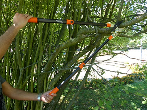 Garten Primus Astschere, Astamboss - Ratschenschere, schwarz / orange, 67 x 28 x 3,5 cm, 01100 – Bild 4